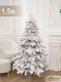 Ель искусственная Империя Елок: "Ель в снегу M-6", 1,5 м
